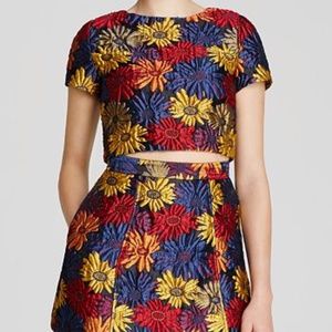 Alice + Olivia Sarina crop top